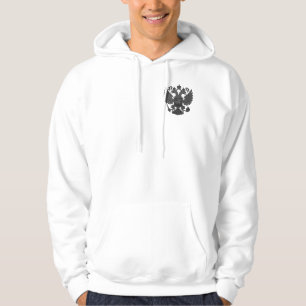 La Russie arme le sweat - shirt à capuche blanc -