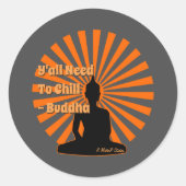 La Sagesse du Bouddha - Sticker MisterP (Devant)