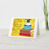 La sagesse est une carte de graduation douce (Devant)