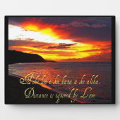 La sagesse hawaïenne Plaque chrétienne (Devant)