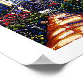 La Sagrada Familia, Affiche de Barcelone (Coin)