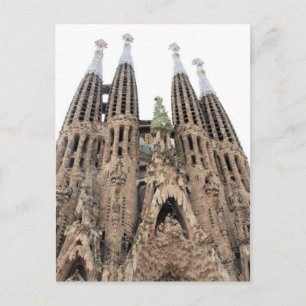 La Sagrada Familia - Barcelona, Spanje Briefkaart