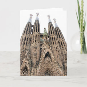 La Sagrada Familia - Barcelone - carte de voeux