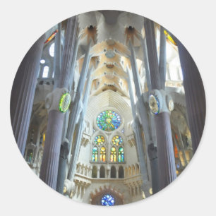La Sagrada Familia Ronde Sticker