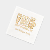 La Saint-Patrick, Bière, Manger Boire Être Irlanda (Gauche)