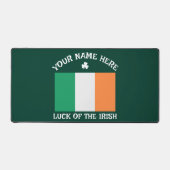 La Saint-Patrick Drapeau de l'Irlande Nom personna (Recto)