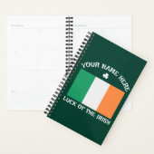 La Saint-Patrick Drapeau Irlande Nom Personnalisé (Devant avec enveloppe)