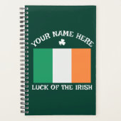 La Saint-Patrick Drapeau Irlande Nom Personnalisé (Devant)