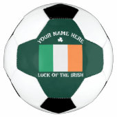 La Saint-Patrick Drapeau Irlande Nom Personnalisé (Devant)