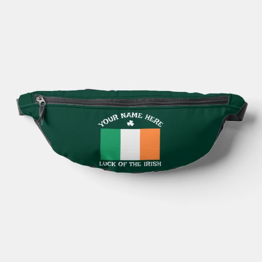 La Saint-Patrick Drapeau Irlande Nom Personnalisé (Poser)