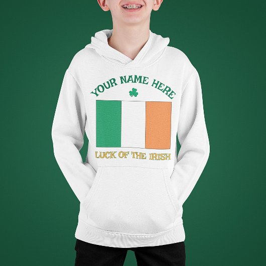 La Saint-Patrick Irlande Drapeau Nom personnalisé