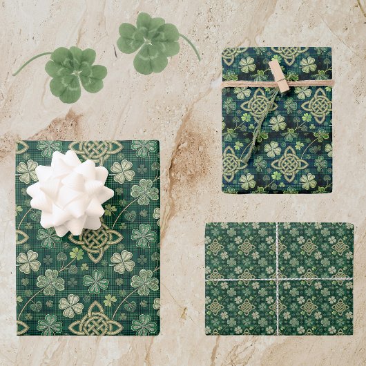 La Saint-Patrick Nœud Celtique Trèfle à 4 Feuilles
