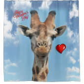 La Saint Valentin Douche rideau Giraffe (Devant)