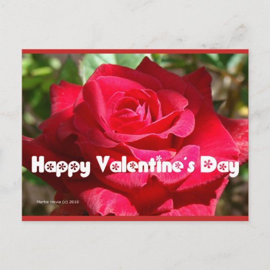La Saint-Valentin du rose | Carte postale Blue Bea (Devant)