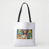 La Sainte Face de Jésus Épaule Sac fourre-tout cla (Devant)