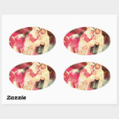 "La Sainte Famille" ~ Sticker ovale (Feuille)