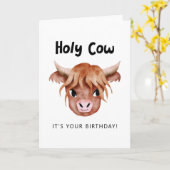 La Sainte Vache C'est ta carte d'anniversaire (Fleur jaune)