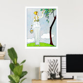 La Saison Des Prunes Mirabelles Poster (Bureau à domicile)