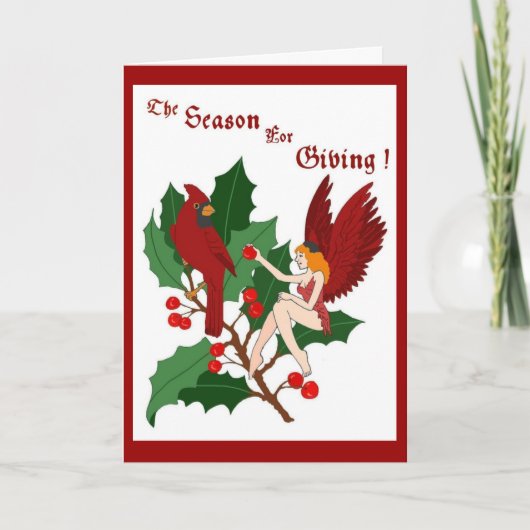 La saison pour donner la carte (Devant)