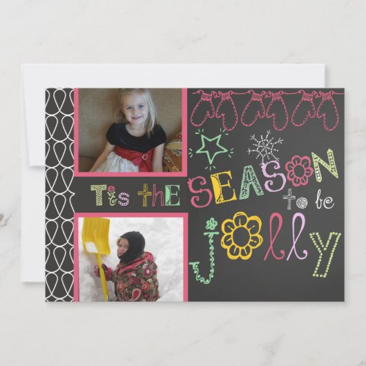 La saison pour être Jolly Holiday Carte photo (Devant)