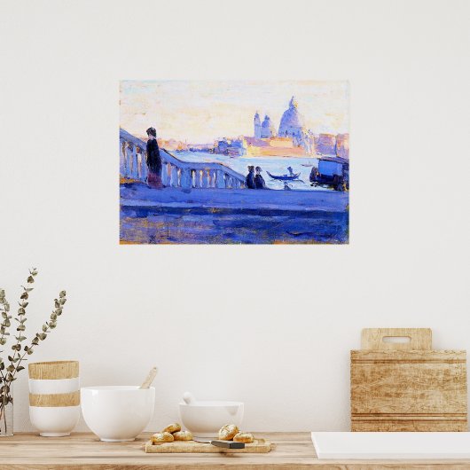 La Salute vanaf Ponte della Paglia Poster (Keuken)