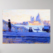 La Salute vanaf Ponte della Paglia Poster (Voorkant)