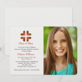 La santé est tout Photo Graduation Invitation (Devant / Derrière)