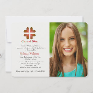 La santé est tout Photo Graduation Invitation