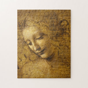 La Scapigliata, 1508 by Leonardo da Vinci Legpuzzel