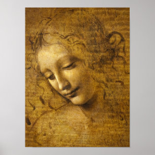 La Scapigliata, 1508 by Leonardo da Vinci Poster