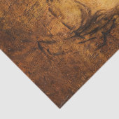 La Scapiliata, 1506-1508 door Leonardo da Vinci Tissuepapier (Detail)