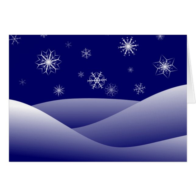 LA SCÈNE DE NEIGE D'HIVER (Devant horizontal)