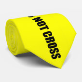 La scène du crime font pas cravate croisée (Roulé)