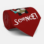 La Science ! cravate en rouge (Roulé)