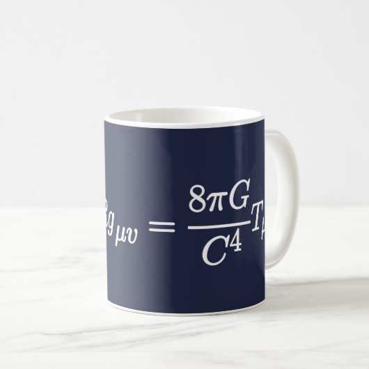 La science de l'équation de champ d'Einstein Mug m (Devant droit)