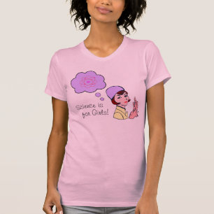 La Science est pour le T-shirt de filles