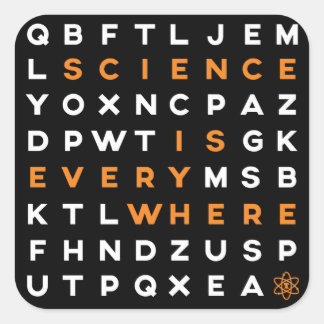 La science est un autocollant partout