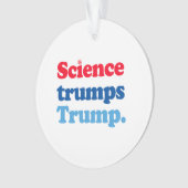 La science l'emporte sur Trump (devant)