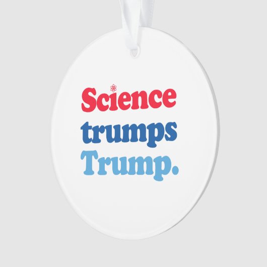 La science l'emporte sur Trump (devant)