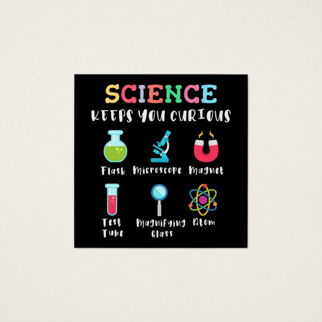 La science vous garde curieux (Devant)