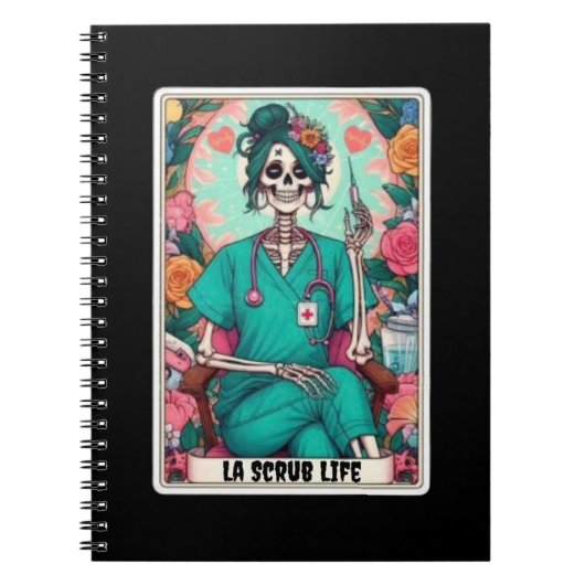 La Scrub Life Tarot Card Carnet Collection (Devant)