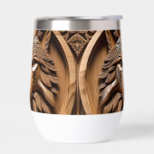 La sculpture sur bois de loup, (Gauche)