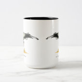 La Secrétaire Bird, Mug à café à deux tons (Centre)