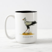 La Secrétaire Bird, Mug à café à deux tons (Gauche)