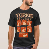 La sécurité de chien de Yorkie choie le T-shirt (Devant)