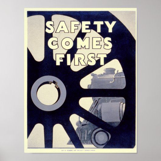 La sécurité ferroviaire devient le premier Poster  (Devant)