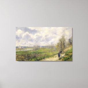La Sente du Chou, near Pontoise, 1878 Canvas Afdruk