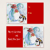 LA SÉRÉNADE HIVERNALE DE SNOWMAN ET PENGUIN (Devant & derrière)