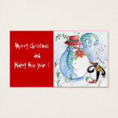 LA SÉRÉNADE HIVERNALE DE SNOWMAN ET PENGUIN (Dos)