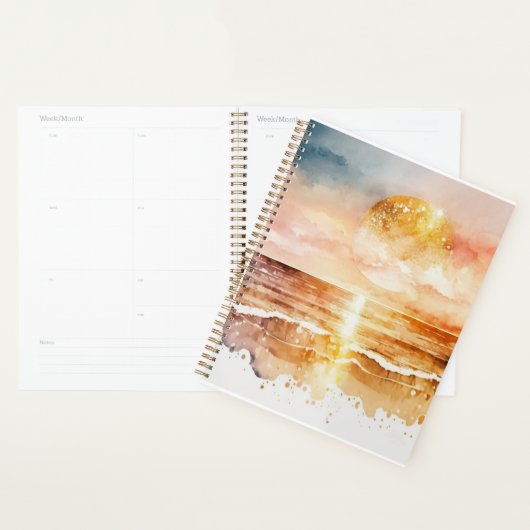 La série de plage à l'aquarelle Design 1 (Devant avec enveloppe)